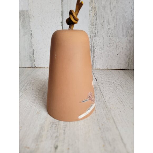 Vintage roadrunner pottery clay chime bell bird southwestern wood pecker decor - Picture 3 of 8